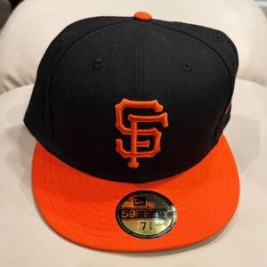 New Era Black and Orange Hat